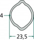 Detail výrobku: Profilová trubka 01/3m