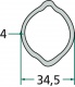 Detail výrobku: Profilová trubka 03/3m