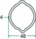 Detail výrobku: Profilová trubka 06/3m