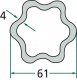 Detail výrobku: Profilová trubka 08/3m